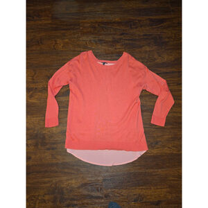 Apt 9 coral sweater shirt size Medium. Worn once